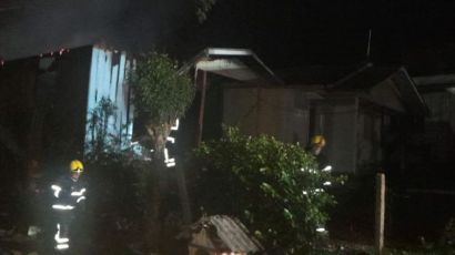 Incêndio atinge duas residências em Xaxim