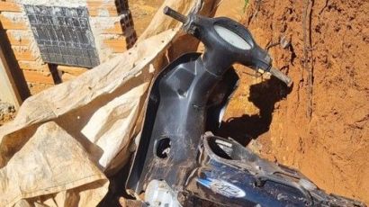 Motocicleta furtada é encontrada abandonada em Xanxerê