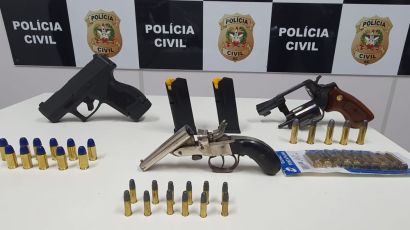 Homem é preso em flagrante por porte ilegal de arma de fogo