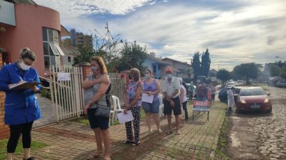 Mais de 600 idosos acima de 70 anos já foram vacinados em Xanxerê