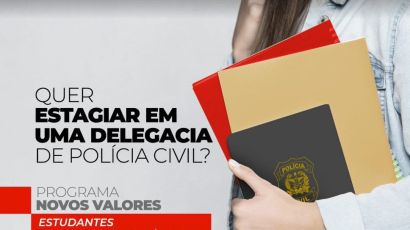 Delegacia de Polícia de Xaxim oferece oportunidade de estágio