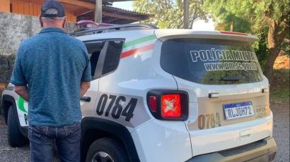 Polícia Militar prende em Ipuaçu homem suspeito de homicídio qualificado