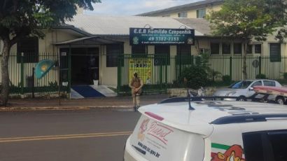 Polícia Militar de Xanxerê intensifica policiamento nas escolas do município