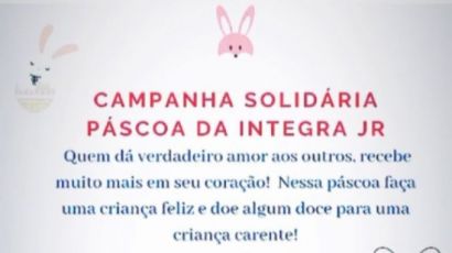 Empresa Júnior cria campanha solidaria de Páscoa para arrecadação de doces