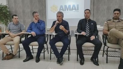 Medidas de segurança nas escolas da região Amai são anunciadas em coletiva de imprensa