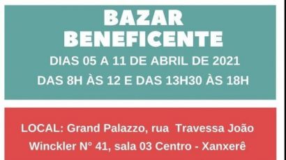 Amanhã (25) encerra prazo de doações de peças para o Bazar Beneficente que acontece em abril