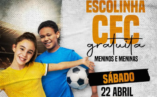 Escolinha de futebol agora será realizada no campo sede do CFC