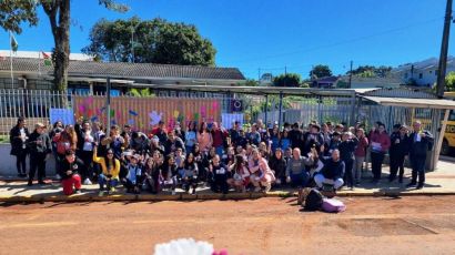 Rede Municipal de Ensino de Xanxerê realiza “Movimento pela paz no mundo”