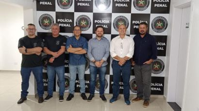 Autoridades de Xanxerê visitam Complexo Penitenciário de Chapecó