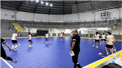 Seleção Brasileira de Futsal Feminino realiza primeiro treino em Xanxerê
