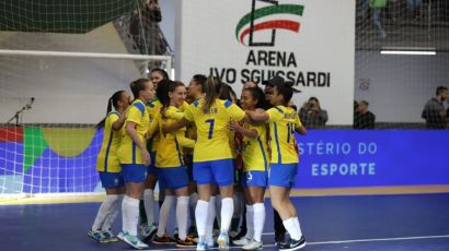Brasil está na final do Torneio Internacional de Futsal Feminino