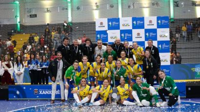 Brasil é campeão invicto do Torneio Internacional de Futsal Feminino