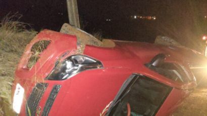 Homem fica ferido em capotamento no interior de Xanxerê