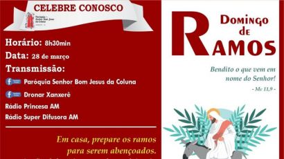 Igreja Matriz de Xanxerê prepara celebração especial para Domingo de Ramos