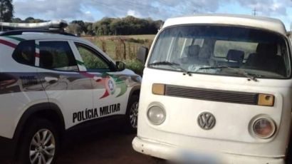 Polícia Militar de Xanxerê recupera automóvel furtado