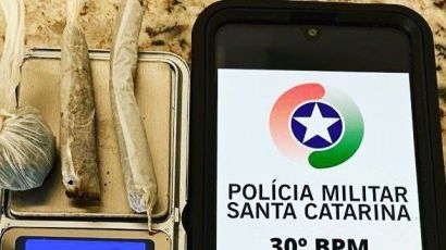Homem é flagrado com porção de maconha no bairro Chagas, em Xaxim