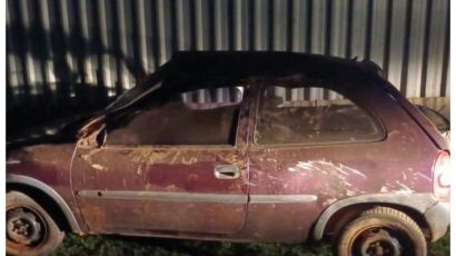 Abelardo Luz - Uma criança e dois adultos ficam feridos em capotamento de carro 