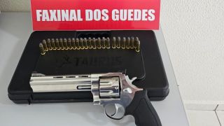 Polícia Civil cumpre mandado e apreende arma de fogo em Faxinal dos Guedes