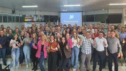 Esperidião Amin reúne partido Progressistas em Xanxerê