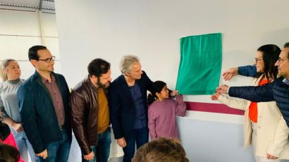 Prefeitura de Xanxerê inaugura obras em escola e cemeis