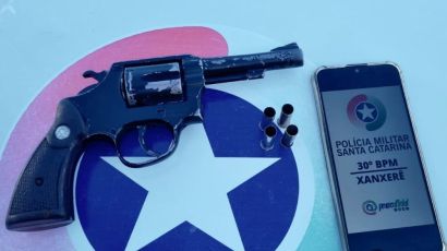 PM de Xanxerê prende suspeito de atirar contra jovem na noite de sábado 