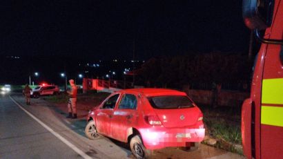 Saída de pista seguida de capotamento é registrada em Abelardo Luz 