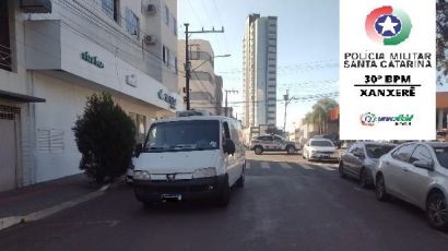 Idosa é atropelada no Centro de Xanxerê 