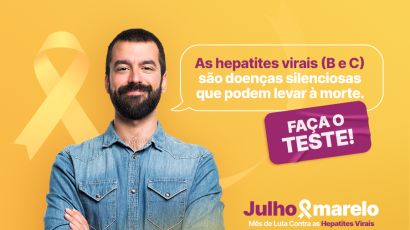 Julho Amarelo alerta para a importância da testagem e prevenção das hepatites virais