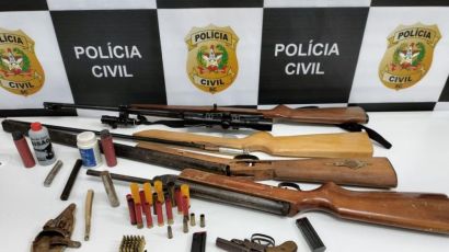 Polícia Civil de Bom Jesus prende homem por posse irregular de arma