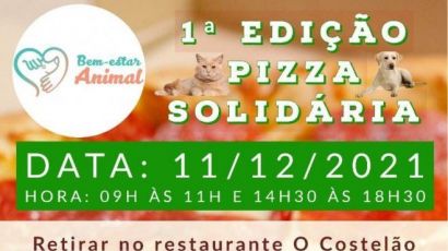 Grupo Bem-Estar Animal realiza 1ª Edição da Pizza Solidária