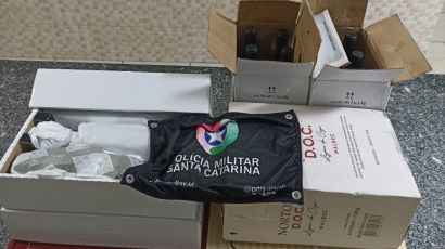 Homem é detido com mais de R$ 6 mil em vinhos contrabandeados em Xanxerê