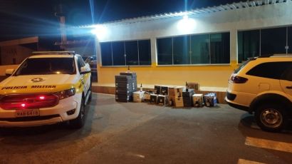 PMRv apreende mais de 300 garrafas de vinhos contrabandeados em Ipuaçu