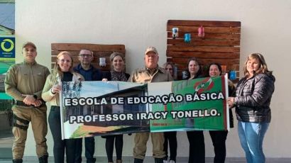 Mais uma escola de Xanxerê passa a contar com policiamento
