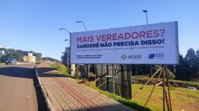 Acix e CDL se manifestam contra aumento do número de vereadores em Xanxerê