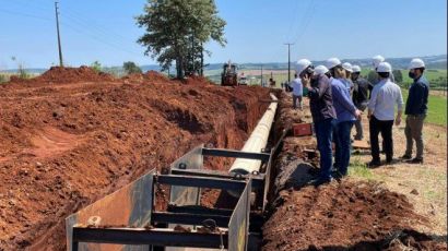 Presidente da Casan visita obras em Xanxerê