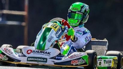 Piloto Gabriel Moura vence e lidera Copa São Paulo Light de Kart