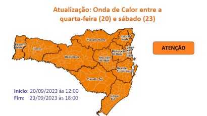 Pico da onda de calor é esperado para o final de semana 