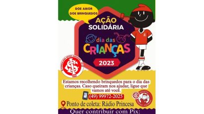 Consulado Inter Xanxerê arrecada brinquedos para o Dia das Crianças. Veja como ajudar