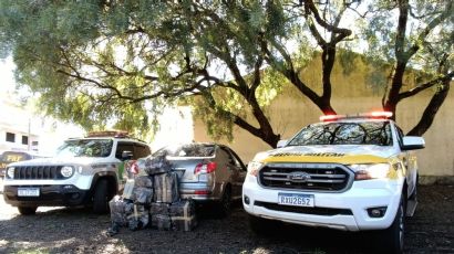 Polícia Militar apreende cerca de 150 kg de drogas em Xanxerê