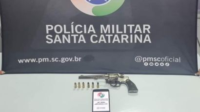 Homem é detido com arma de fogo em Abelardo Luz