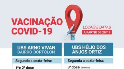 Secretaria de Saúde de Xanxerê faz mudanças nos locais de vacinação da covid-19