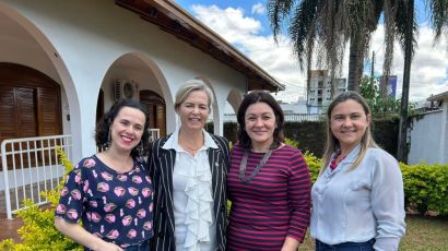 Secretaria de Assistência Social de Xanxerê recebe visita da secretária de Estado