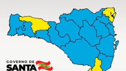 Matriz de risco aponta 13 regiões no nível moderado e quatro no nível alto