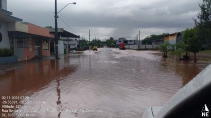 Municípios da regional de Xanxerê registram alagamentos