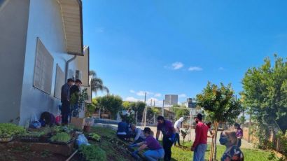 Prefeitura de Xanxerê e Unoesc implantam projeto Horta Escolar na rede municipal de educação