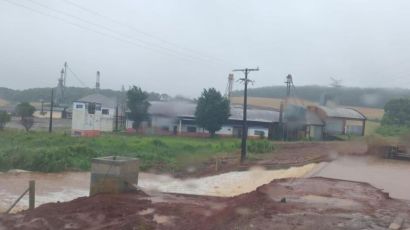 VÍDEO - Bacia de contenção entra em operação com alto volume de chuvas em Xanxerê
