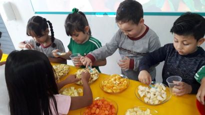 Alimentação saudável é tema de atividades na Educação Infantil de Xanxerê