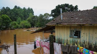 Chuvas em SC: estado tem 67 municípios em situação de emergência