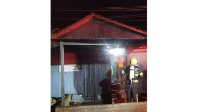 Princípio de incêndio em residência é controlado pelo Corpo de Bombeiros em Xanxerê