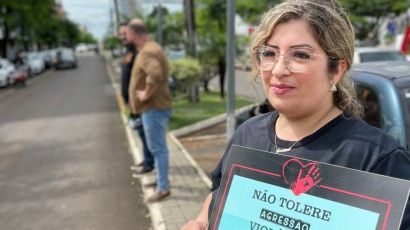 Xaxim realiza mobilização dos homens pelo fim da violência contra a mulher